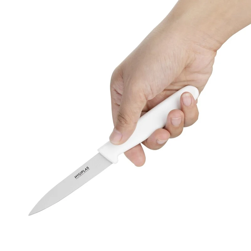 Couteau d'office Hygiplas blanc 75 mm