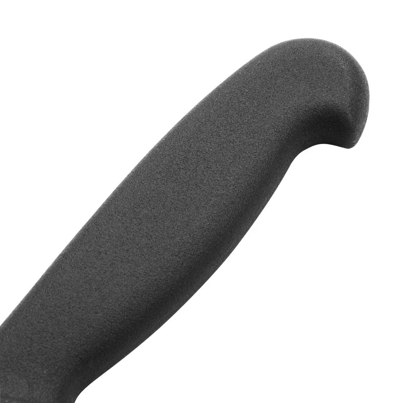 Couteau à trancher denté Hygiplas noir 248mm