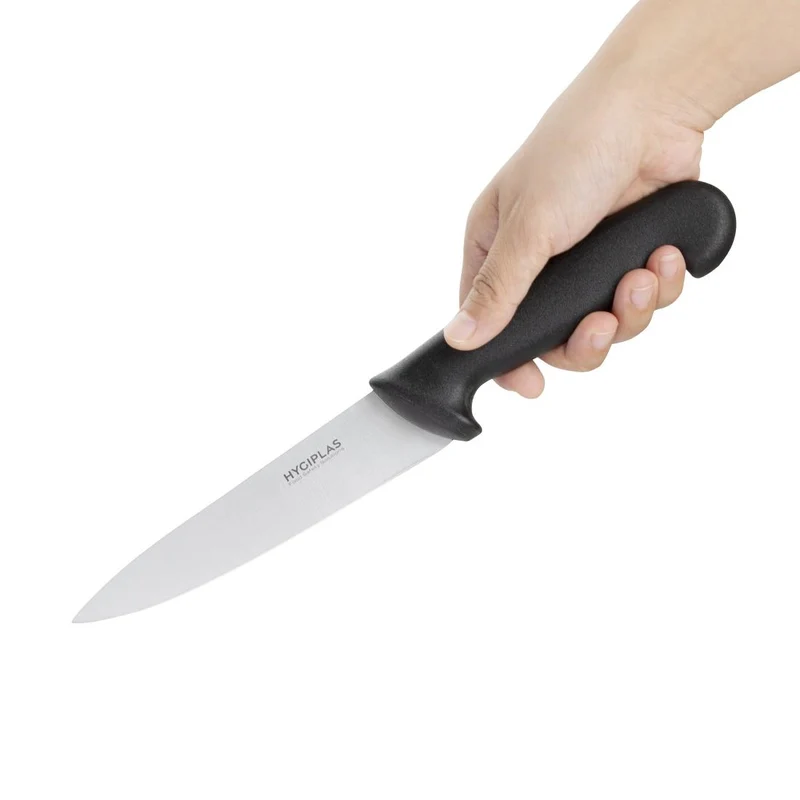 Couteau de cuisine Hygiplas noir 160mm