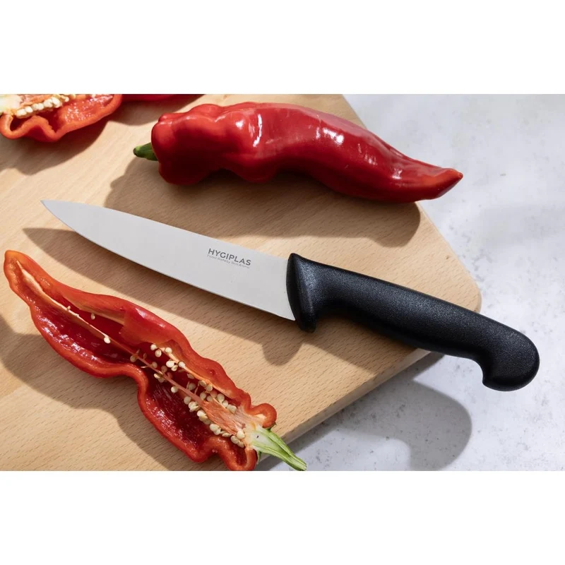 Couteau de cuisine Hygiplas noir 160mm