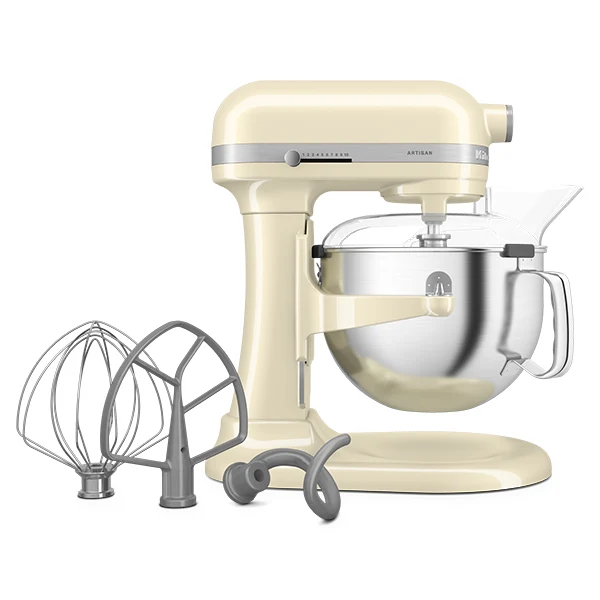 Robot pâtissier multifonction Artisan à bol relevable 5,6 L crème 5KSM60SPXEAC Kitchenaid