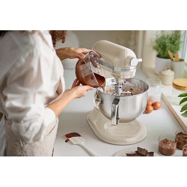 Robot pâtissier multifonction Artisan à bol relevable 5,6 L crème 5KSM60SPXEAC Kitchenaid