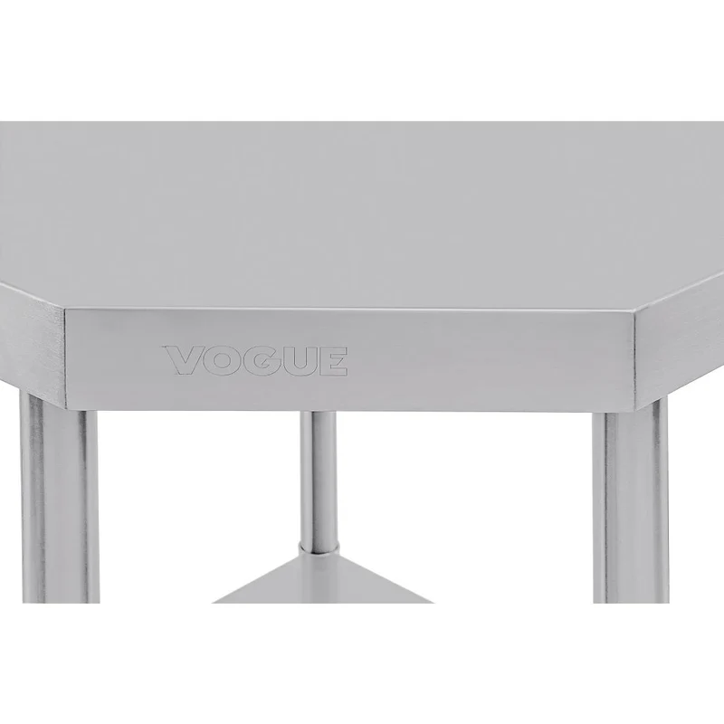 Table d'angle inox Vogue 600mm