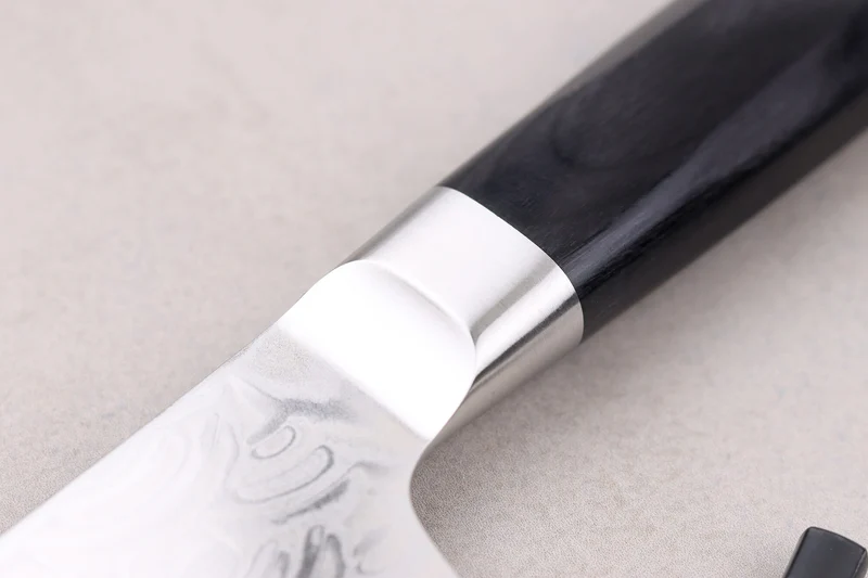 Couteau sujihiki 24cm japonais Sakai Takayuki Grand Chef Seigaiha Damas 45 couches