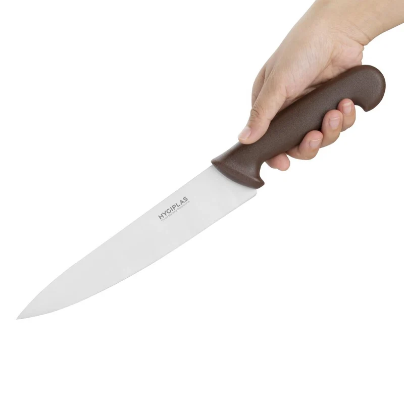 Couteau de cuisine Hygiplas marron 218mm