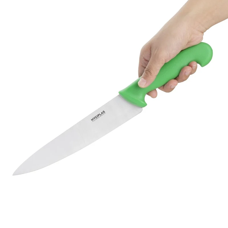 Couteau de cuisine Hygiplas vert 218mm