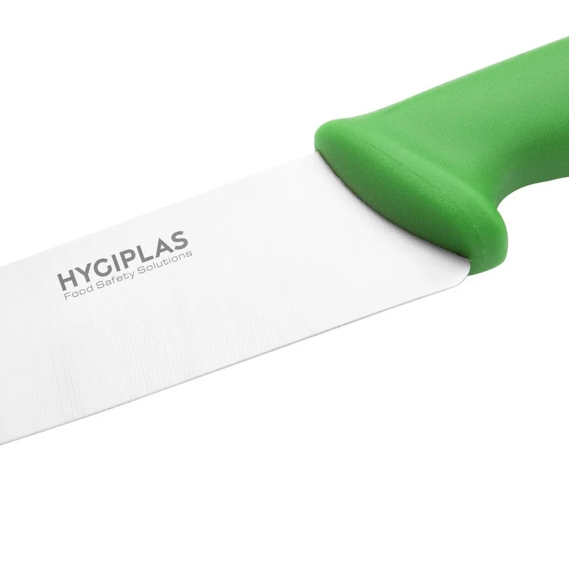 Couteau de cuisine Hygiplas vert 218mm