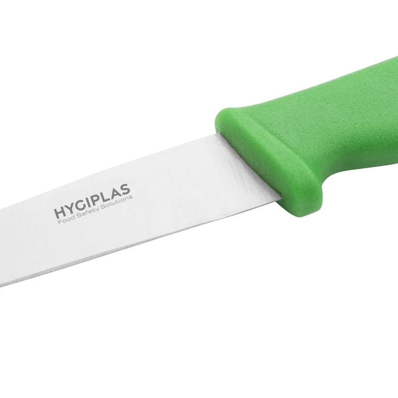 Couteau à légumes Hygiplas vert 105mm