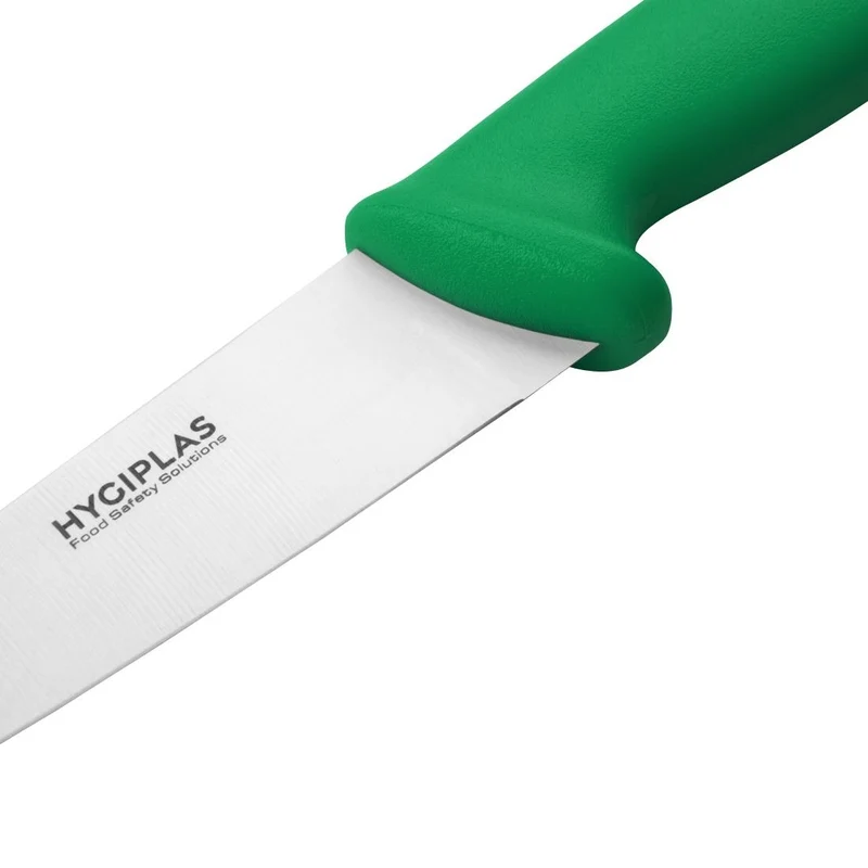 Couteau de cuisine Hygiplas vert 155mm