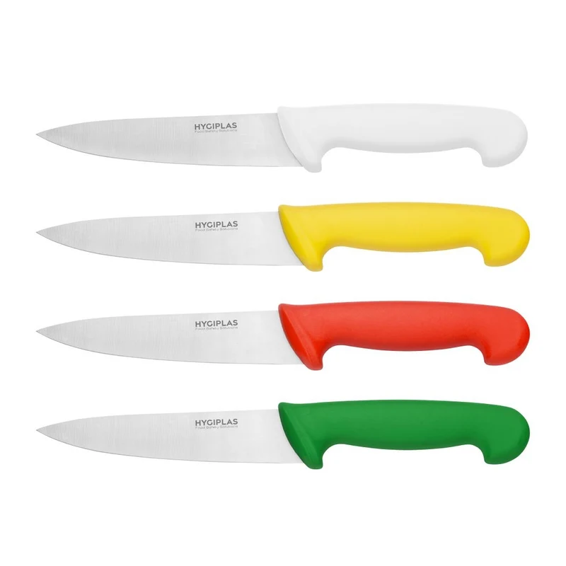 Couteau de cuisine Hygiplas vert 155mm