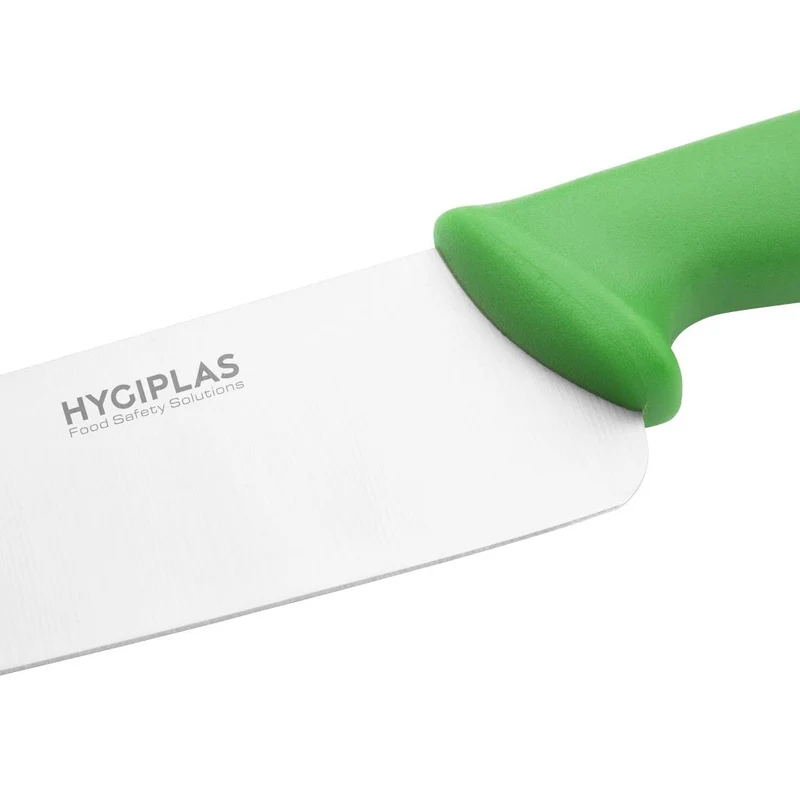 Couteau de cuisine Hygiplas vert 255mm