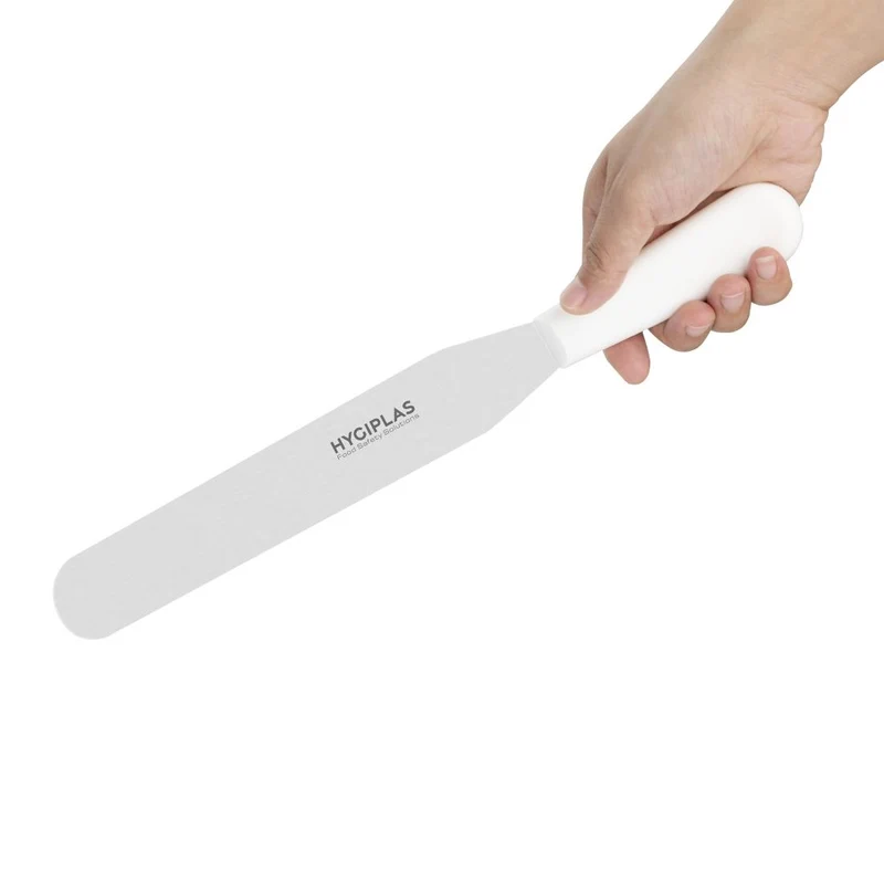 Couteau spatule droit Hygiplas blanc 203mm