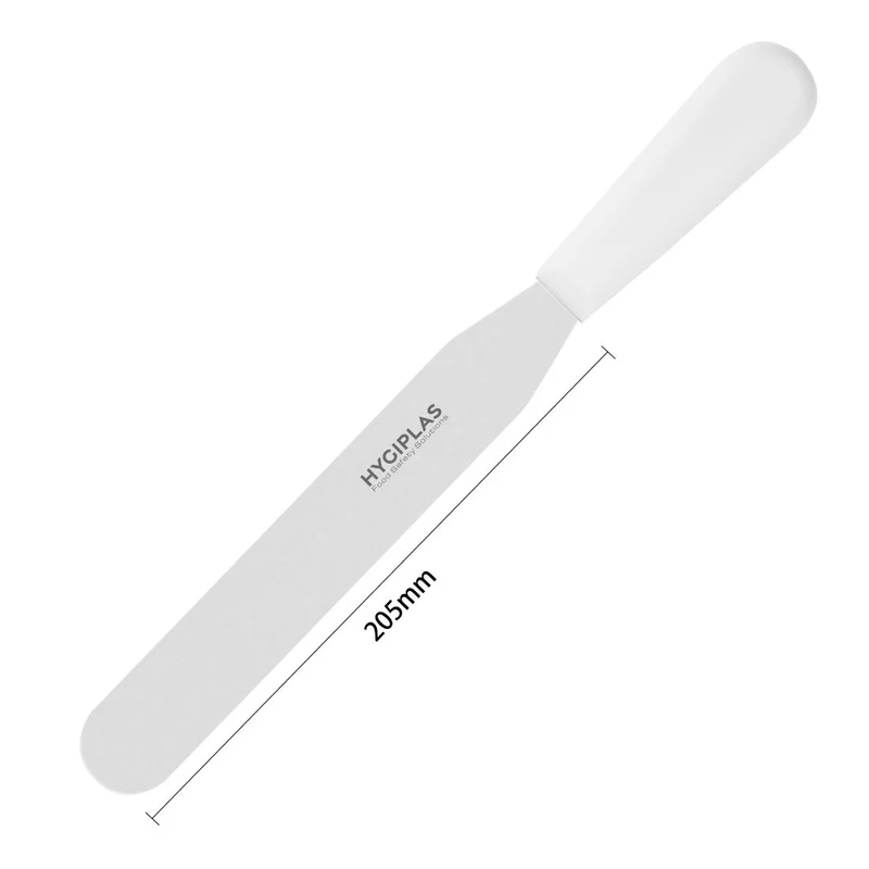 Couteau spatule droit Hygiplas blanc 203mm