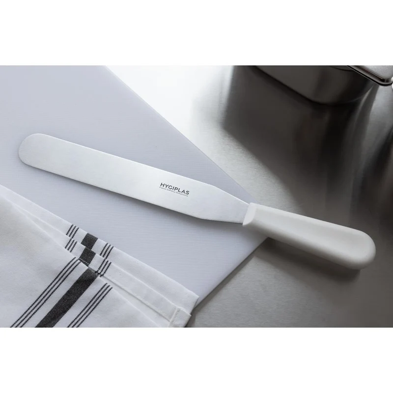 Couteau spatule droit Hygiplas blanc 203mm