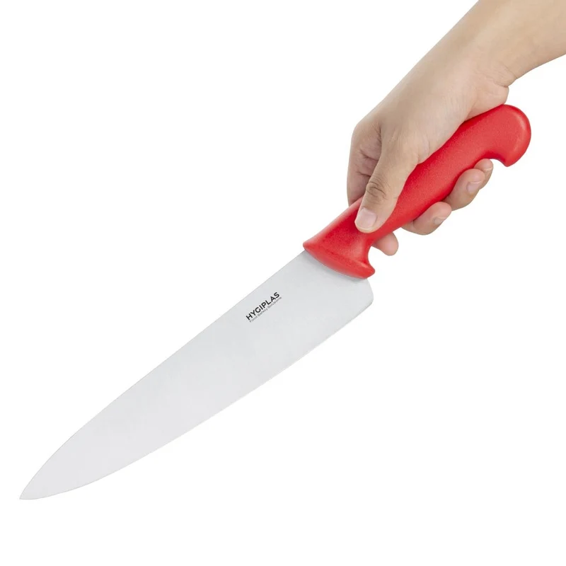 Couteau de cuisine Hygiplas rouge 255mm