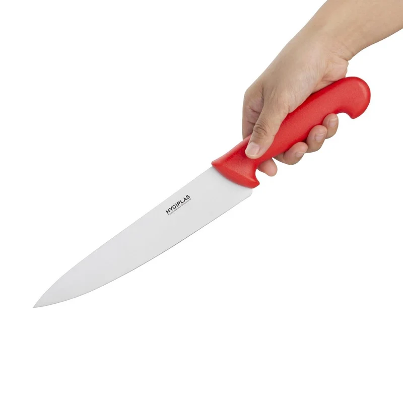 Couteau de cuisine Hygiplas rouge 218mm