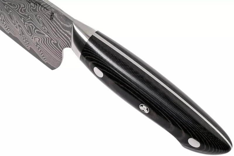 Couteau de chef japonais Zwilling Kramer Euro Stainless 20cm damassé manche en micarta