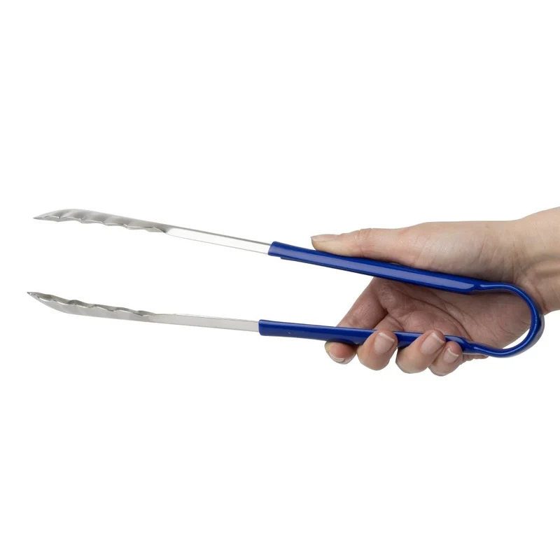 Pince de service à code couleur Hygiplas 300mm bleue