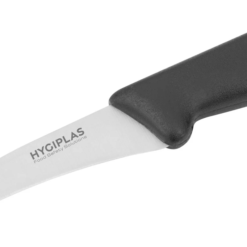Couteau bec d'oiseau Hygiplas noir 65mm