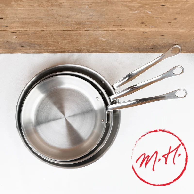 Poêle ronde en inox M'COOK Mauviel