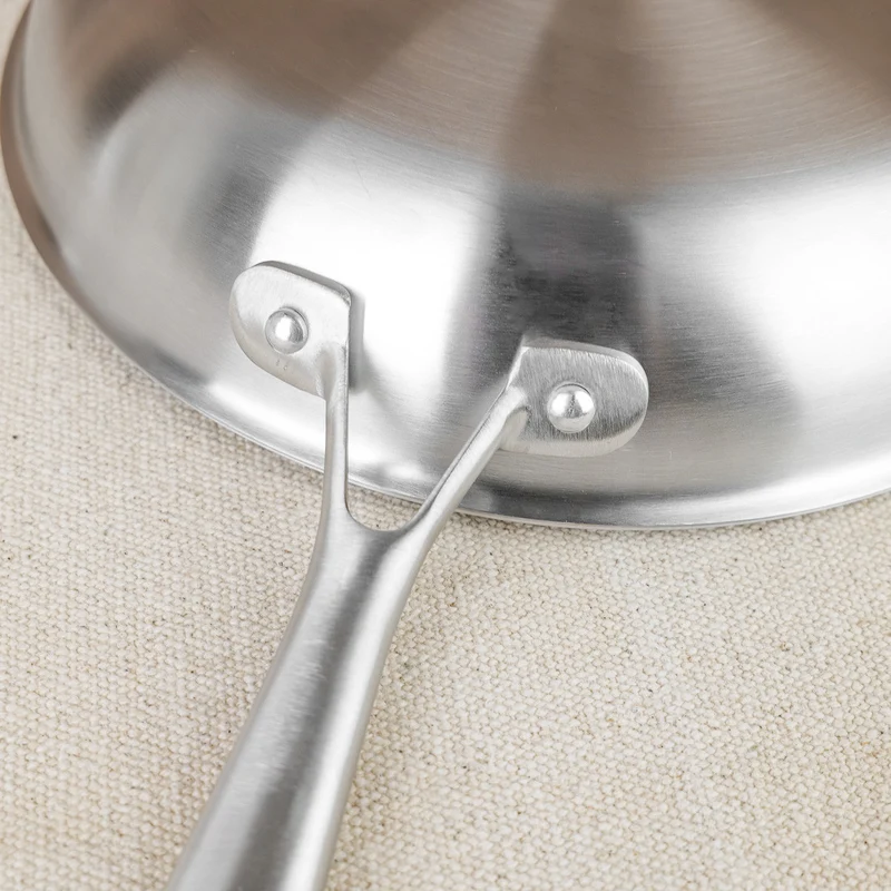 Poêle en inox tri-couches