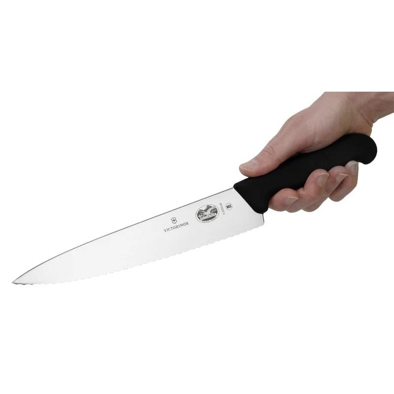 Couteau de cuisine denté Fibrox Victorinox 220mm