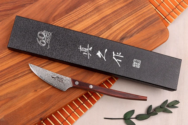 Couteau à steak 7,5cm japonais MAC Damas 45 couches 60th anniversary - Édition limitée