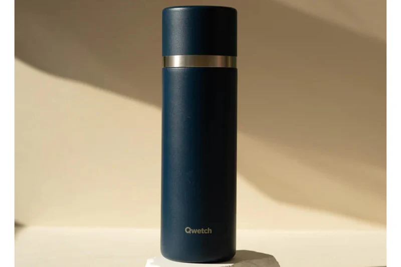 Thermo isotherme Qwetch Matt inox recyclé 750ml – 4 coloris