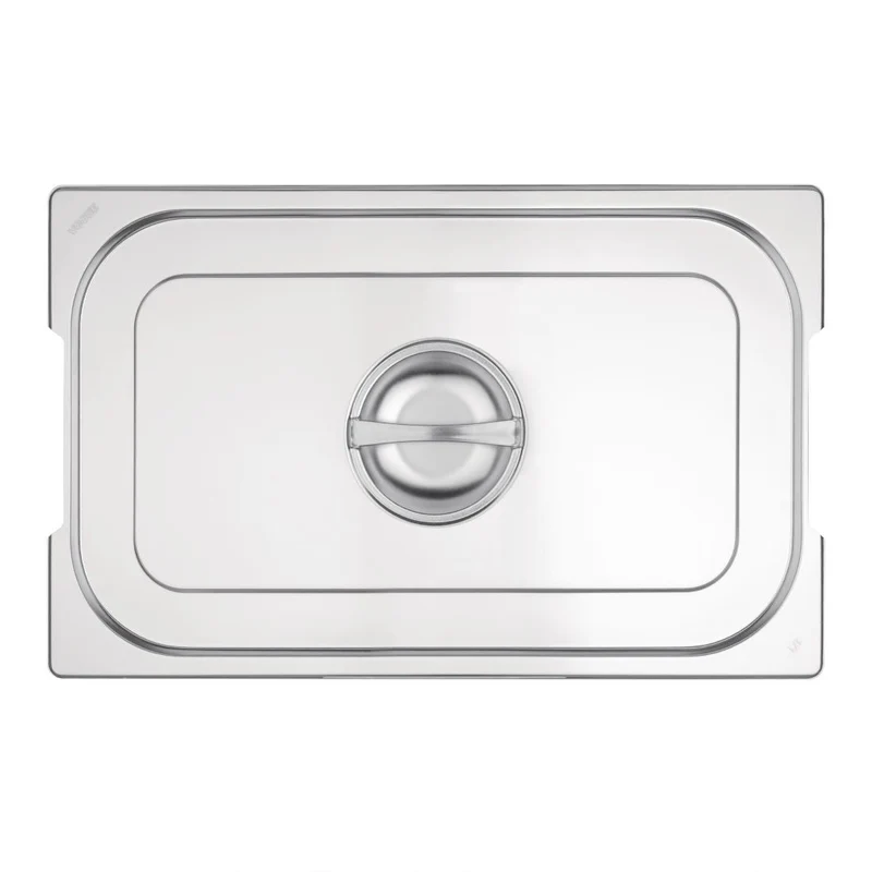 Couvercle inox GN 1/1 avec poignée Vogue