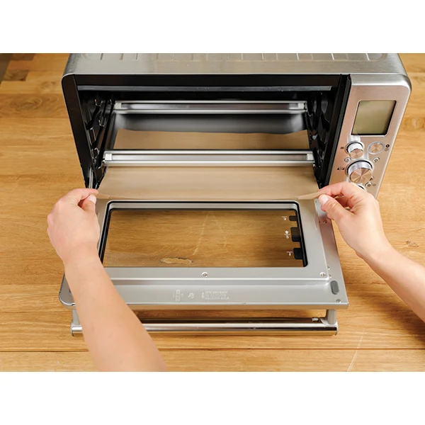 Set de feuilles de cuisson rectangulaires pour friteuses à air chaud NoStik