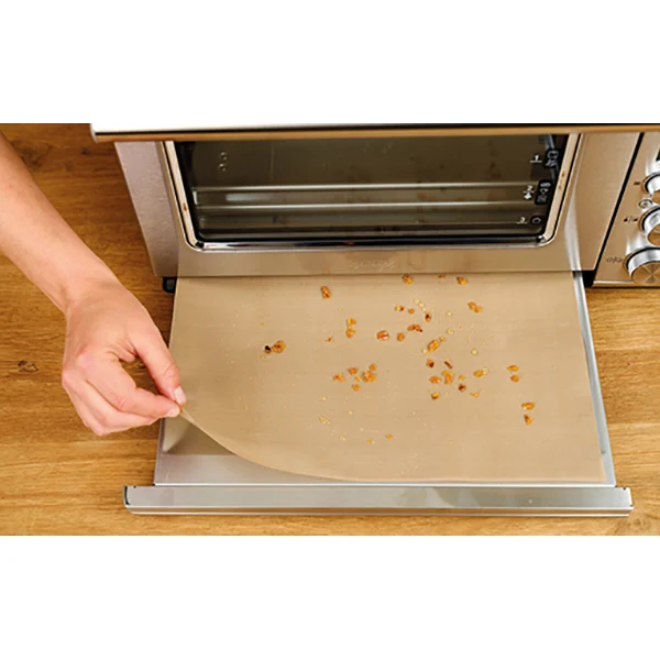 Set de feuilles de cuisson rectangulaires pour friteuses à air chaud NoStik