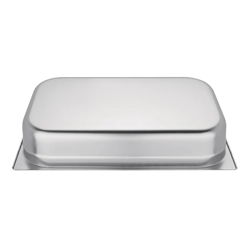 Bac GN 1/1 en inox avec poignées Vogue 100mm
