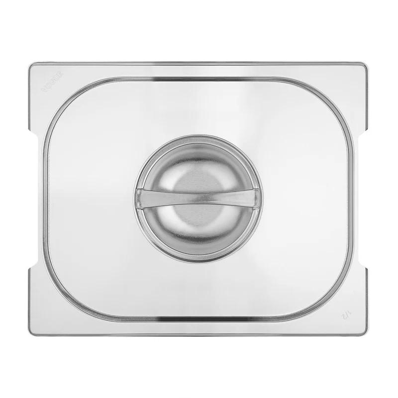 Couvercle inox GN 1/2 avec poignée Vogue