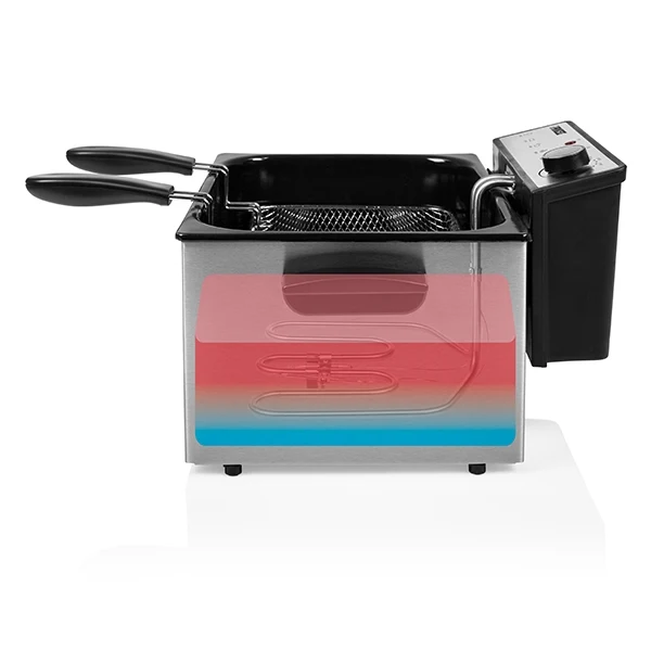 Friteuse 5 L - Habillage en acier Princess