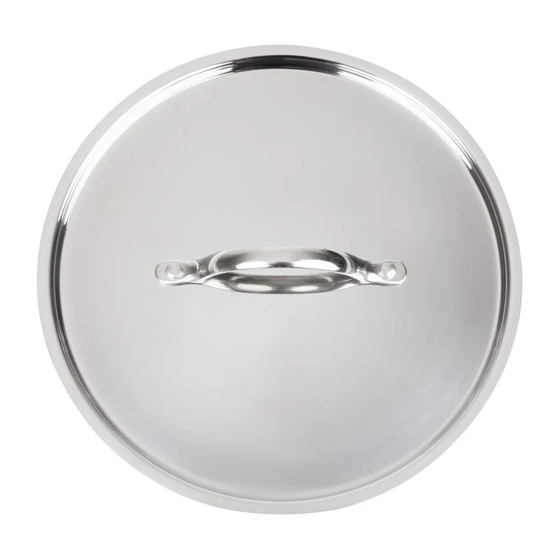 Couvercle inox et aluminium Vogue Tri Wall 240mm