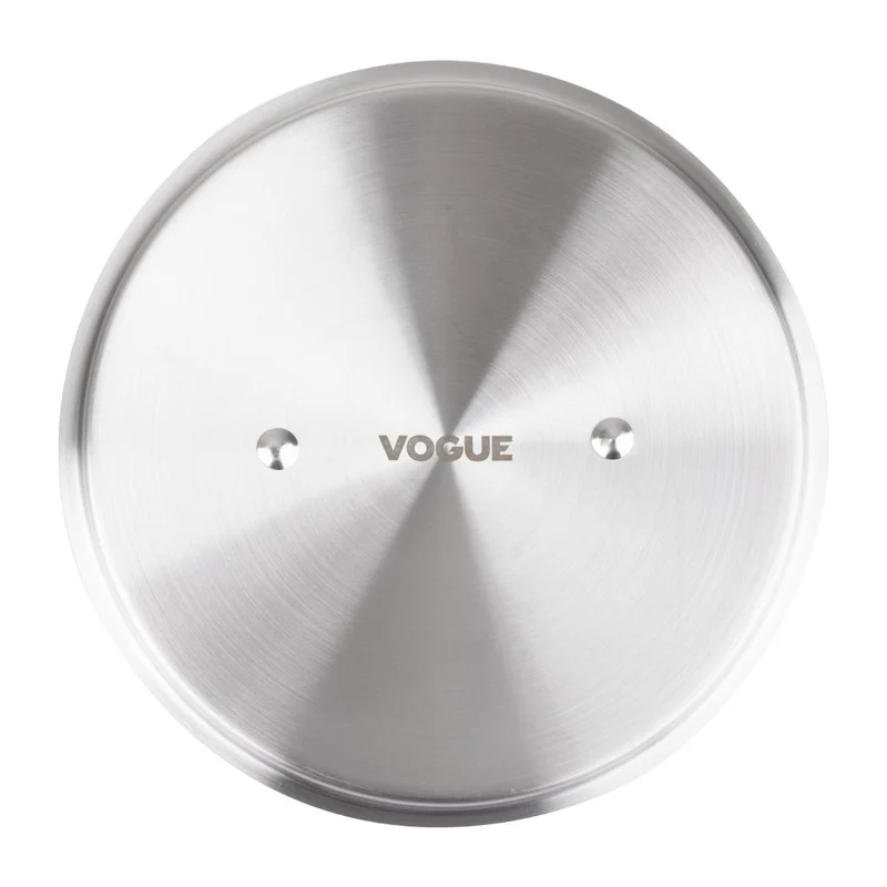 Couvercle inox et aluminium Vogue Tri Wall 240mm