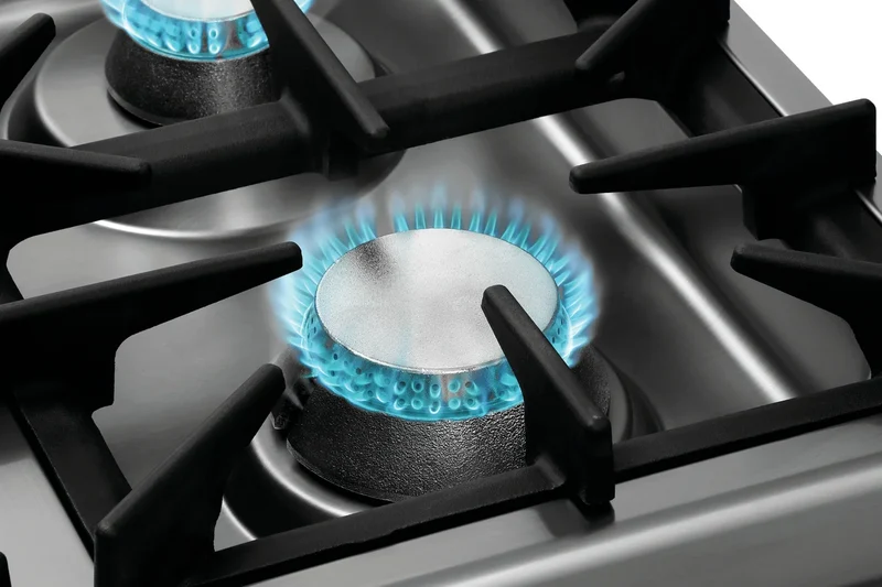 Bartscher Cuisinière à gaz Série 700 Classic avec soubassement ouvert, 6 feux - sur pied