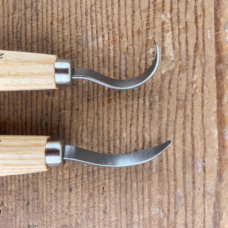 Couteau croche Demi-rond