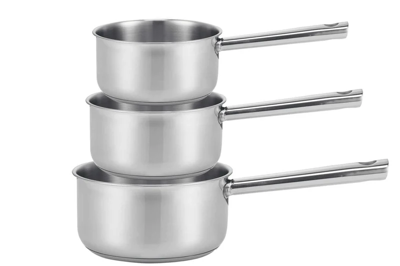 Set de 3 casseroles Beka Cicla en inox 16cm, 18cm et 20cm