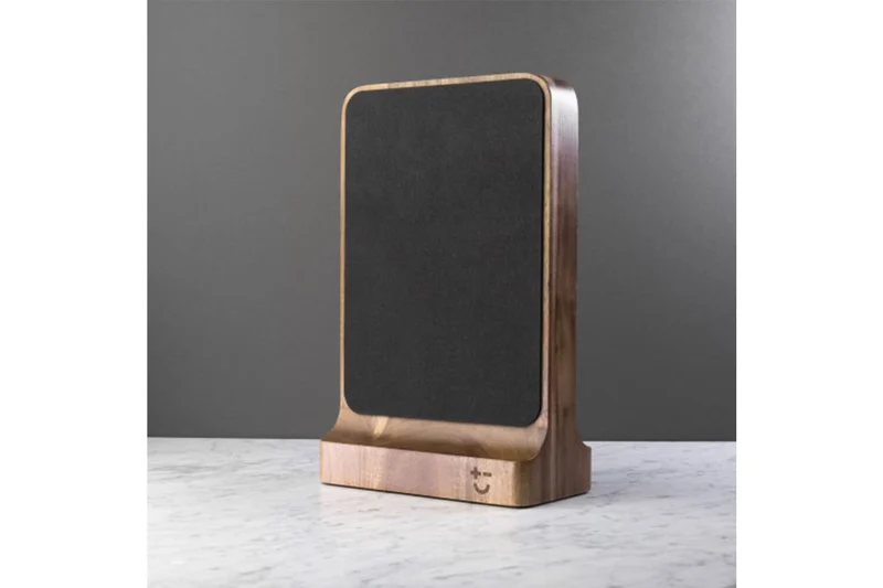 Bloc aimanté Bisbell en acacia soft touch pour 8 couteaux