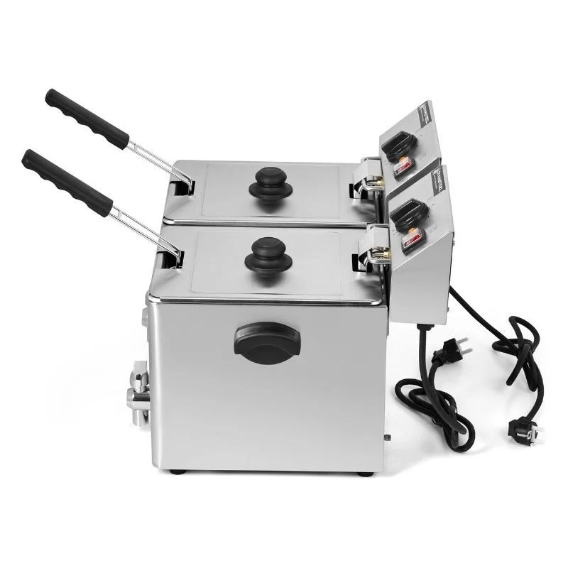 Friteuse Professionnelle 2 x 8 L avec Vidange