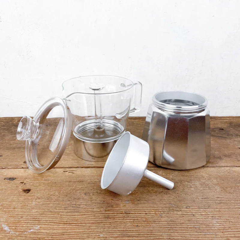 Cafetière italienne verre 9 tasses