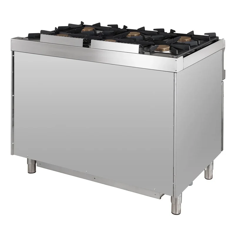 Cuisinière à gaz Série 700 - 110/70 avec four à gaz - 6 feux - 42 kW