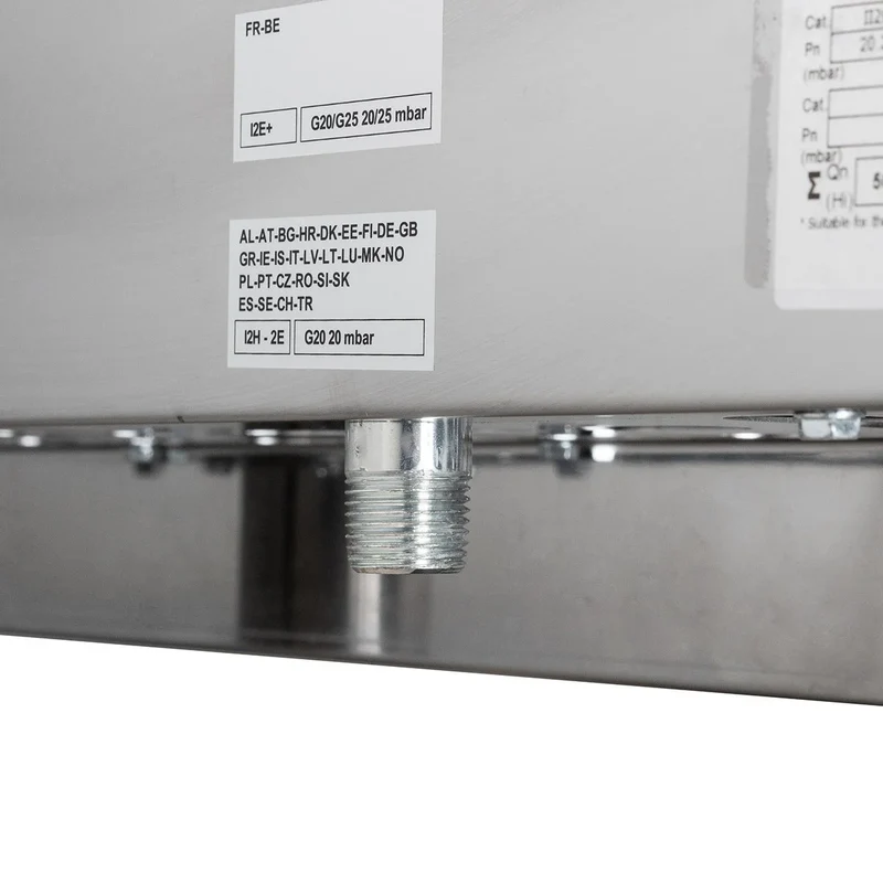 Cuisinière à gaz Série 700 - 110/70 avec four à gaz - 6 feux - 42 kW
