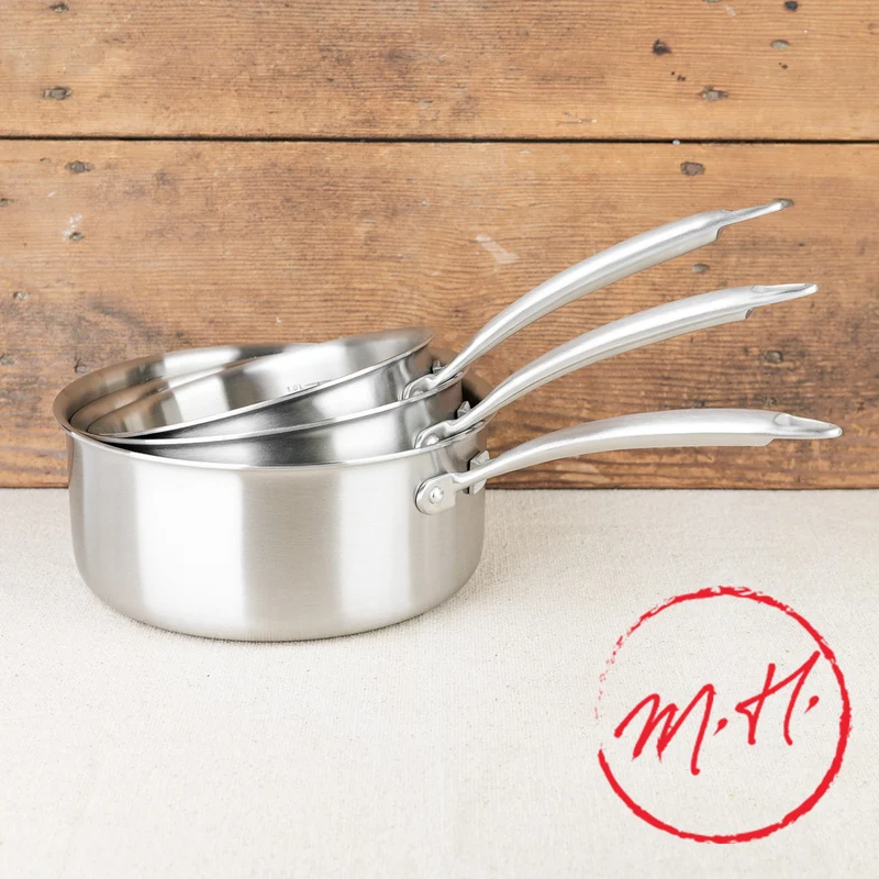 Casserole tricouche en inox