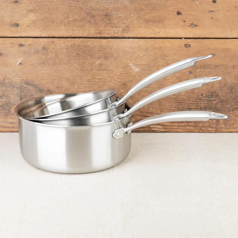 Casserole tricouche en inox