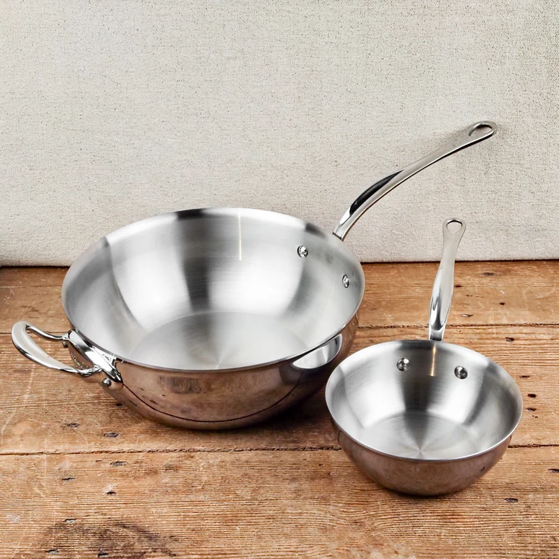 Casserole évasée bombée inox M’COOK Mauviel