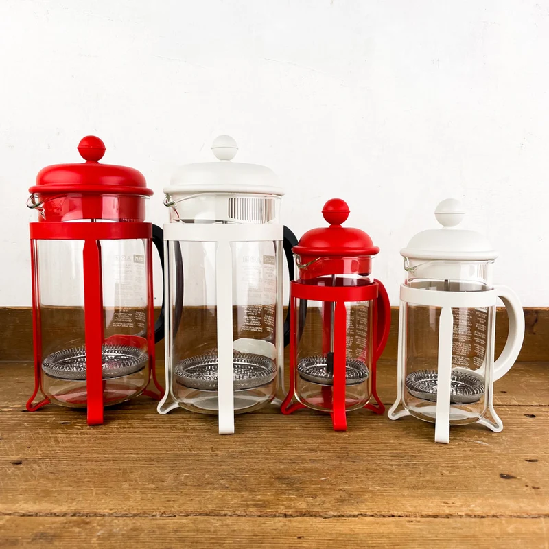 Cafetière à piston colorée