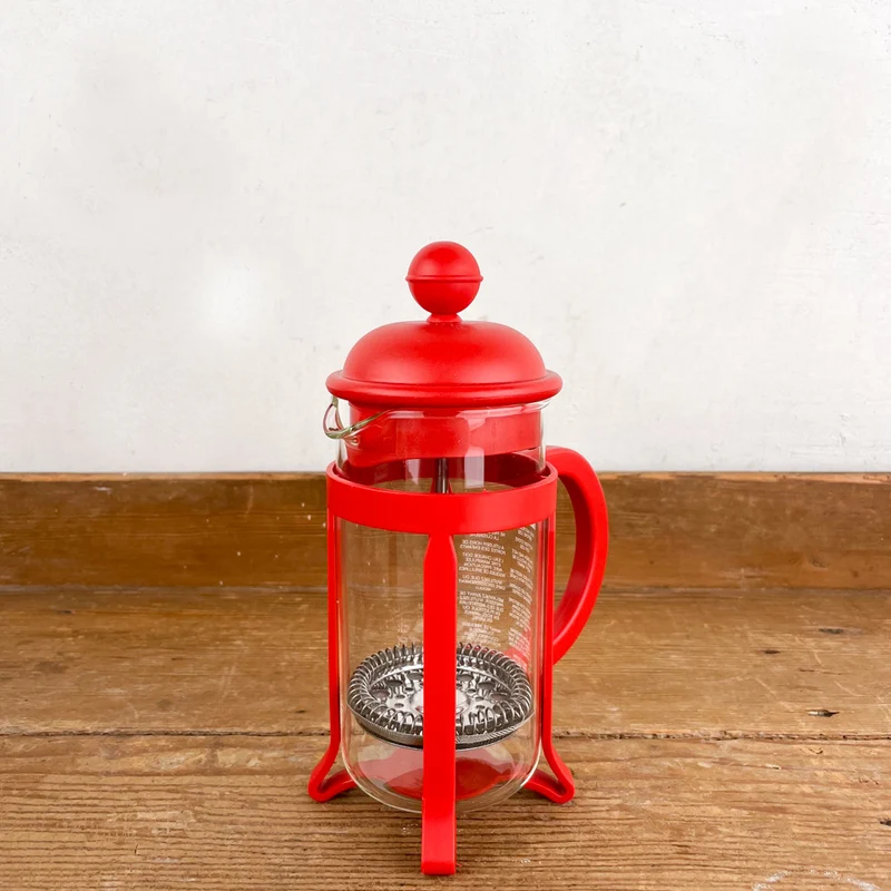 Cafetière à piston colorée