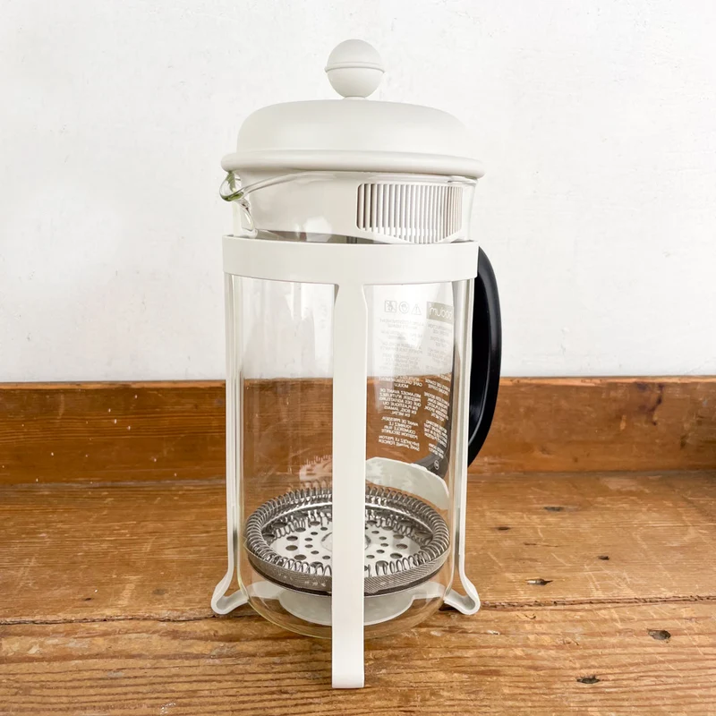 Cafetière à piston colorée